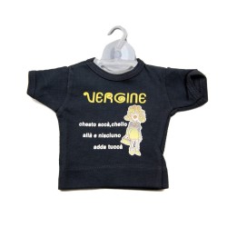 Souvenir Napoli - mini t-shirt divertente - oroscopo Vergine | Napolimania