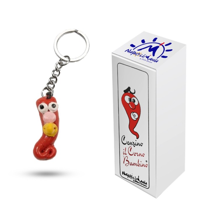 Portachiavi Cenzino Souvenir Napoli e gadget divertenti
