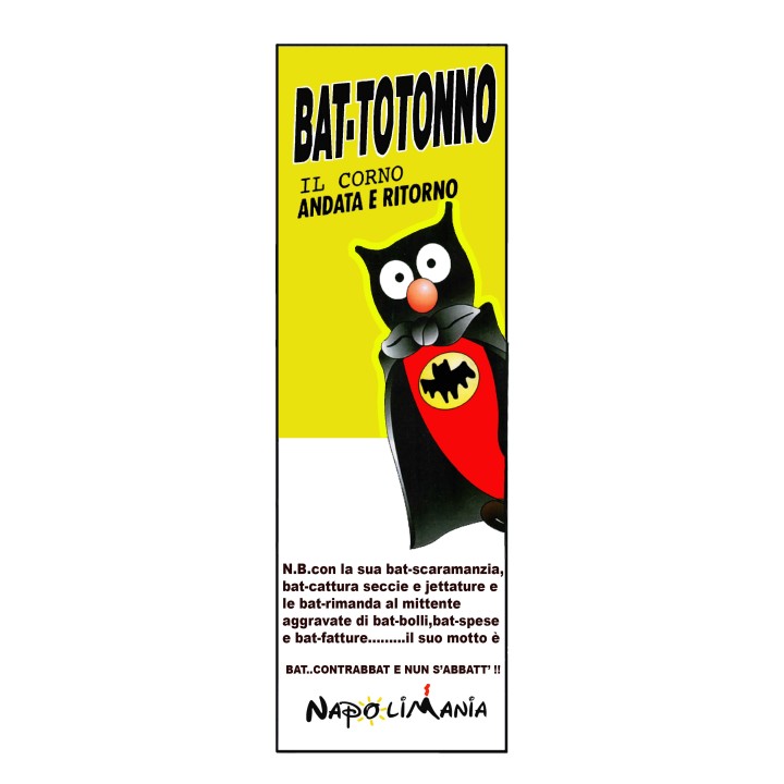 Souvenir Napoli e gadget divertenti - Portachiavi Bat Totonno | Napolimania