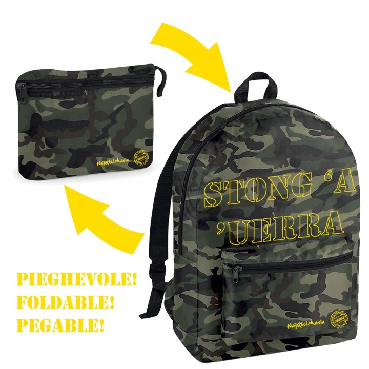 Zainetto pieghevole, stong 'a uerra