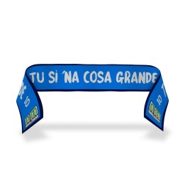 Sciarpa tifoso del Napoli con scritta tu si na cosa grande
