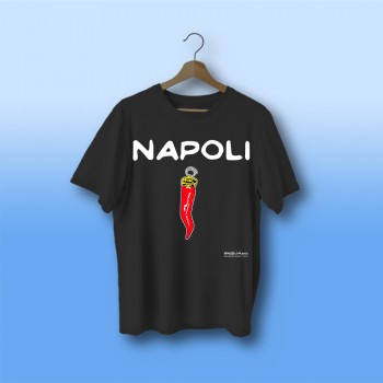 T-shirt "NAPOLI CORNO" NERO