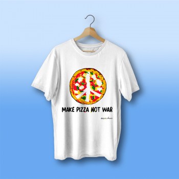 T-shirt "MAKE PIZZA NOT WAR"