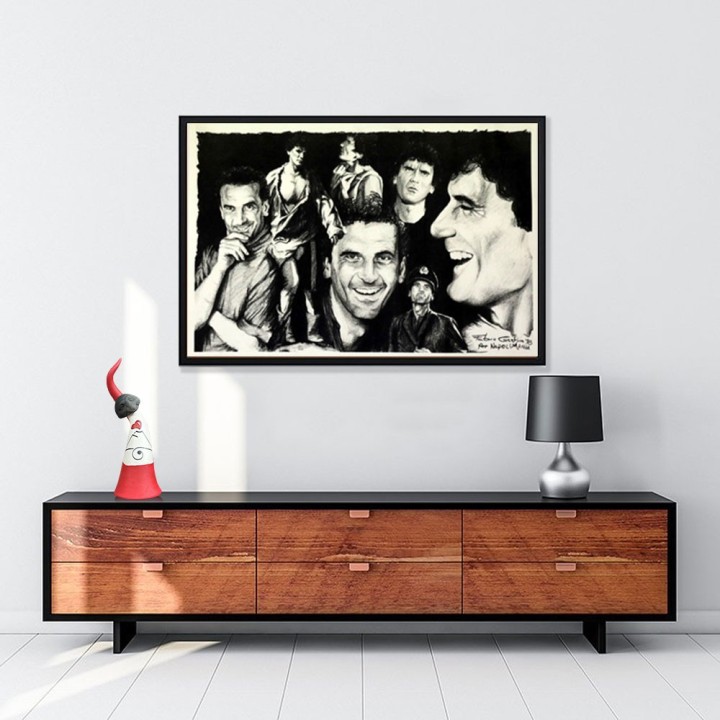 Poster MAssimo Troisi Idee regalo Napoli - Poster visi grandi