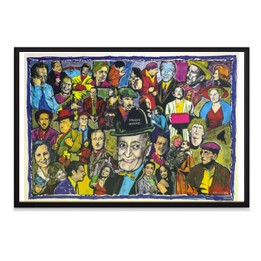 Idee regalo Napoli - Poster visi colorati