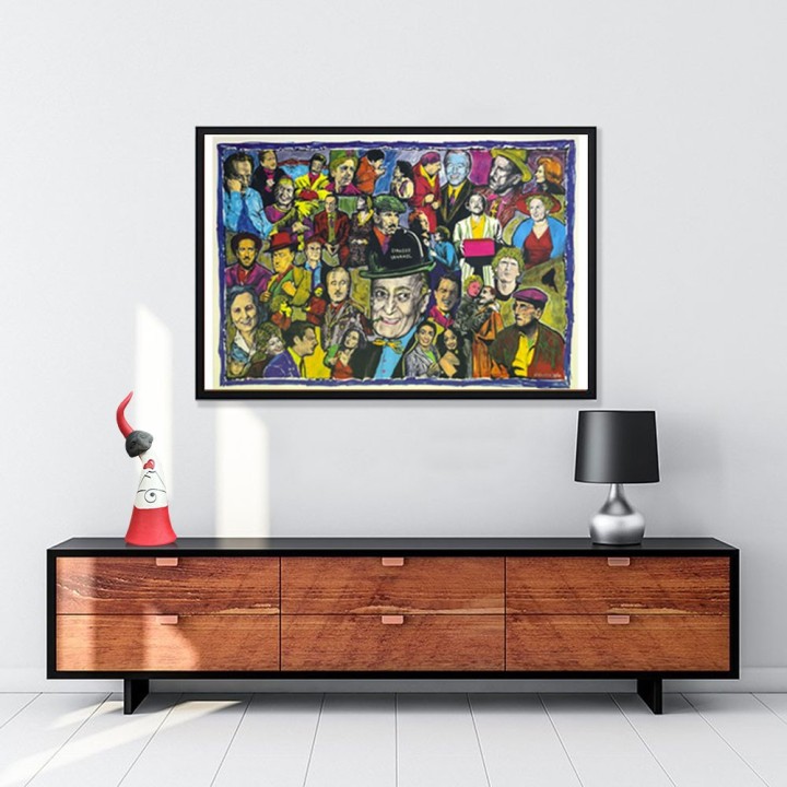 Idee regalo Napoli - Poster visi colorati