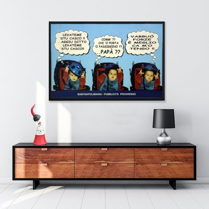 Idee regalo Napoli - Poster Casco