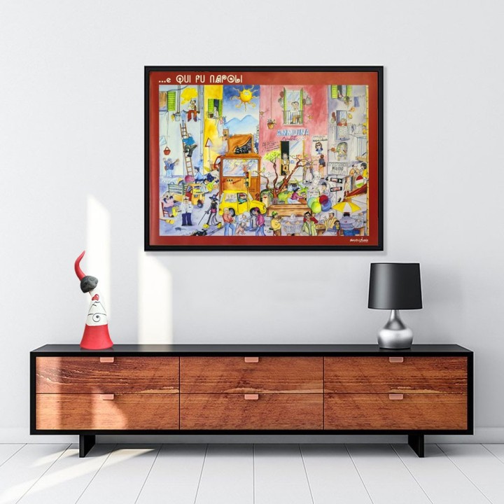 Idee regalo Napoli - Poster visi grandi