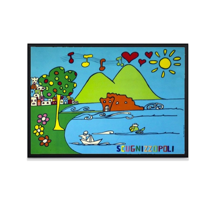 Idee regalo Napoli - Poster Scugnizzopoli
