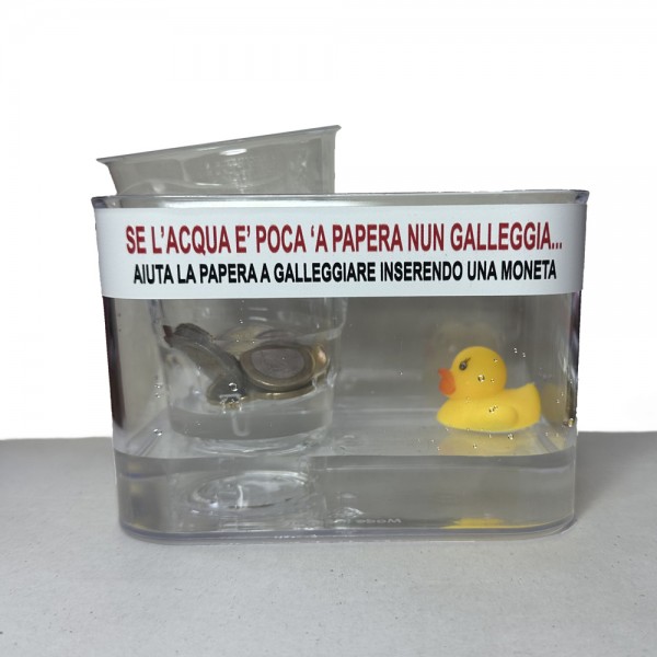 L'acqua e poca e la papera non galleggia