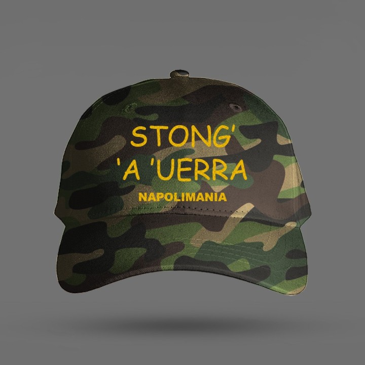 Cappello unisex con detto napoletano "stong a uerr" | Napolimania