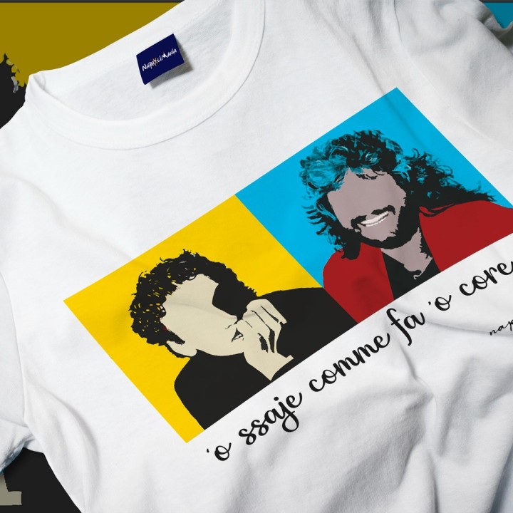 T-shirt Napoli, gadget e abbigliamento napoletano.
