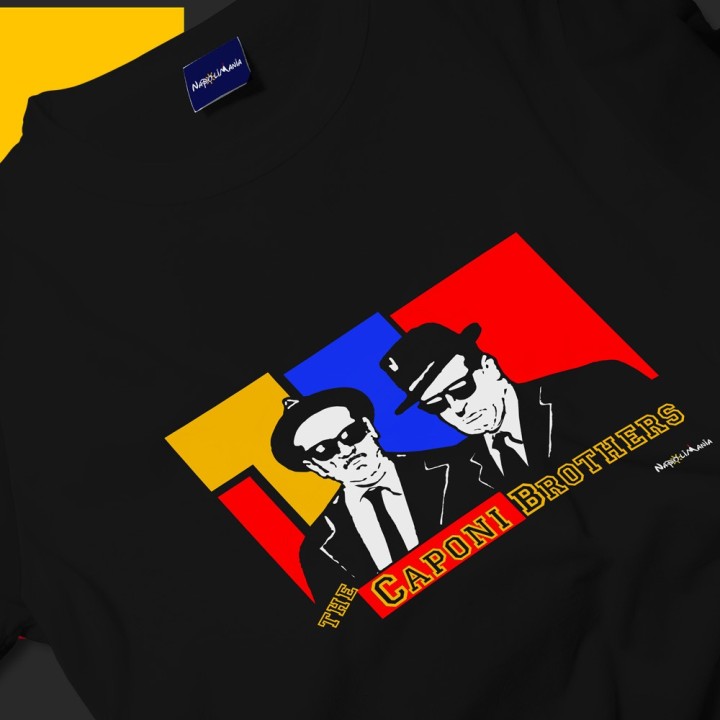 Maglietta mezza manica, t-shirt in cotone con stampa originale di Napolimania