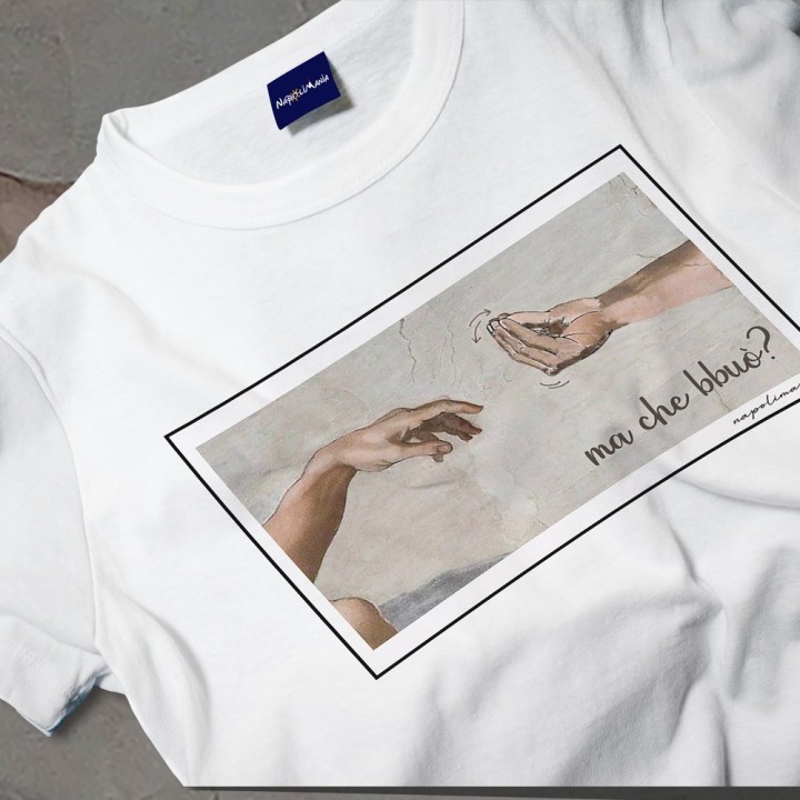 T-shirt "Ma Che Bbuo!" - Espressione Napoletana con Un Gesto Unico!