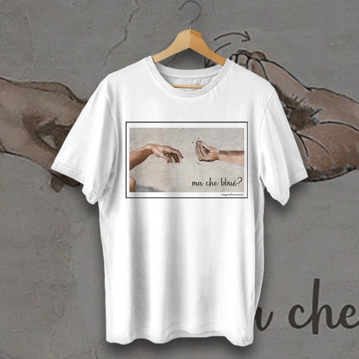 T-shirt "Ma Che Bbuo!" - Espressione Napoletana con Un Gesto Unico!