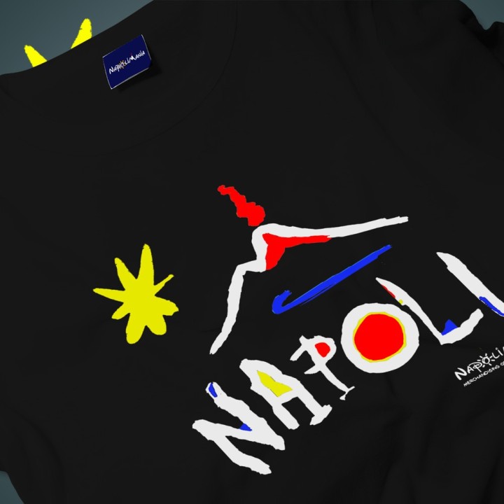 Souvenir Napoli - T-shirt Eruzione Vesuvio