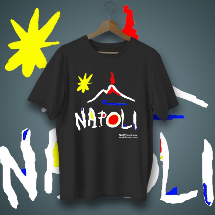 Souvenir Napoli - T-shirt Eruzione Vesuvio