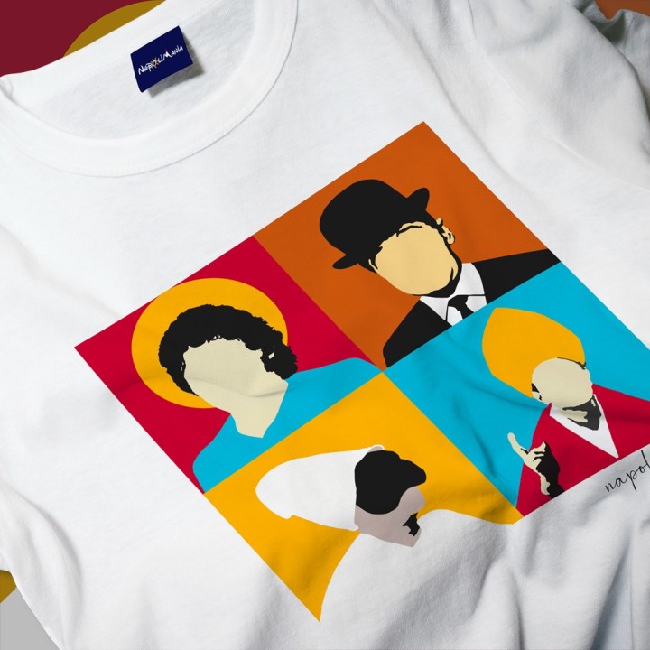 T-shirt Napoli: Pulcinella, San Gennaro, Maradona | Napolimania
