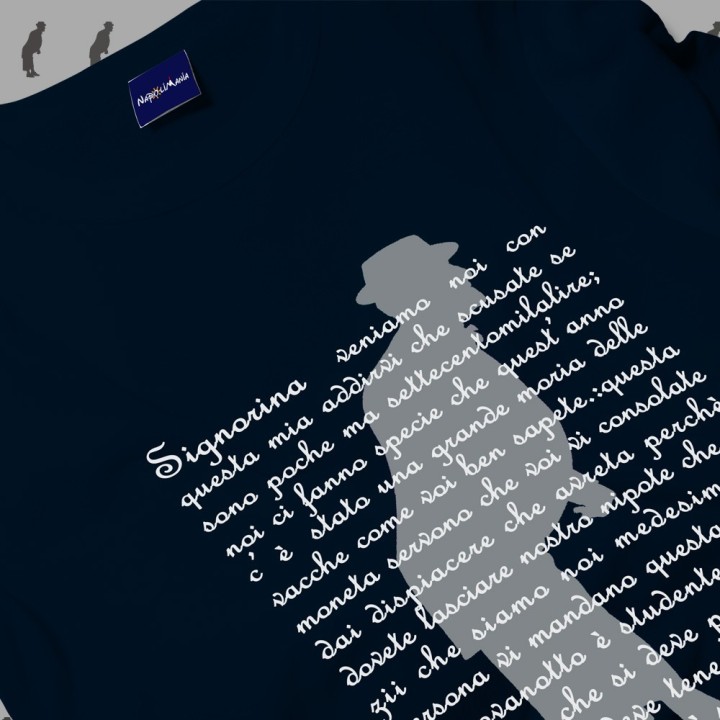 Souvenir Napoli - T-shirt Lettera