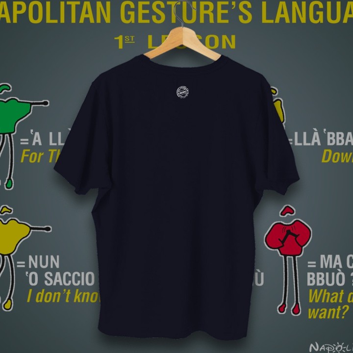 Souvenir Napoli - T-shirt Gesti