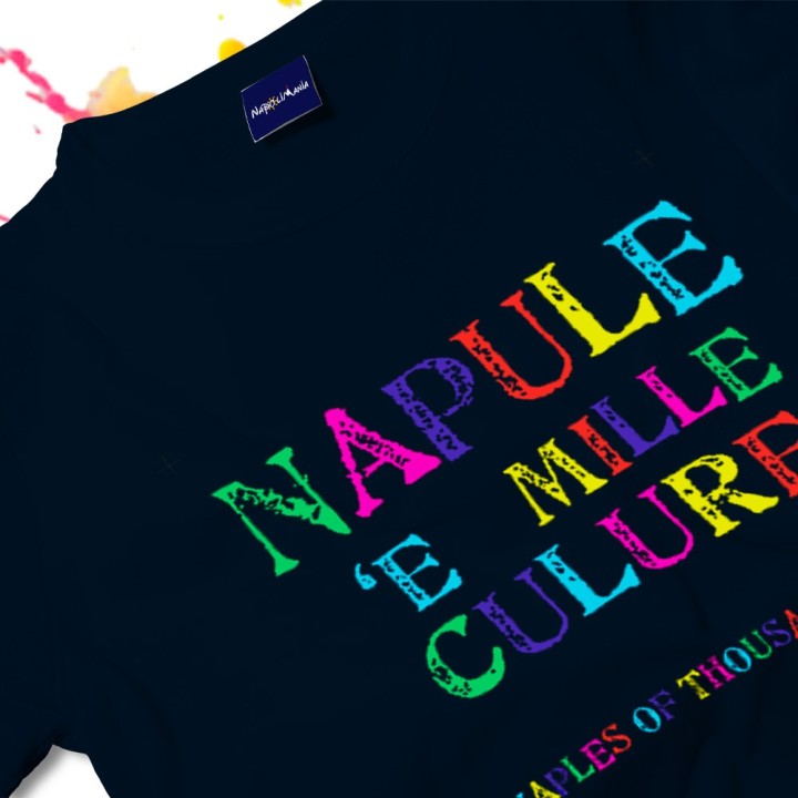 T-shirt Napoli, con scritta in napoletano ironia e frasi divertenti