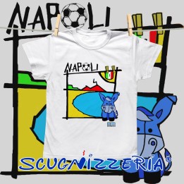 T-shirt bambino e so tre tifoso del napoli