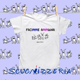 T-shirt bambino Ammuina|Napolimania
