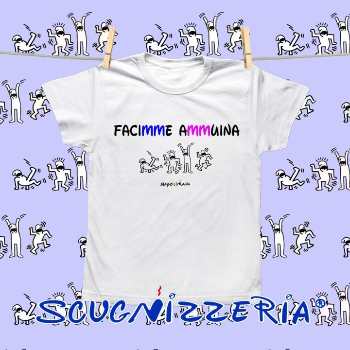 T-shirt bambino Ammuina|Napolimania