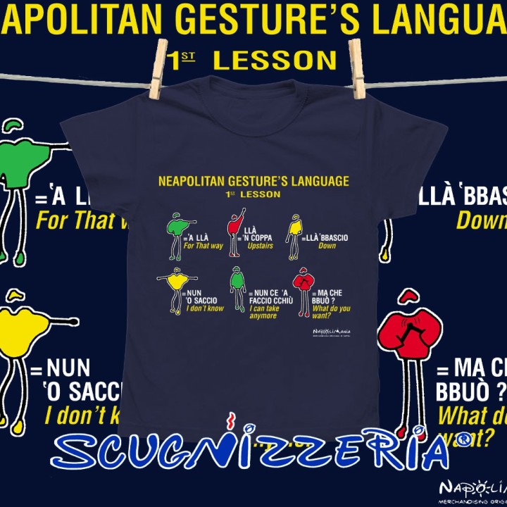 T-shirt bambino Gesti|Napolimania