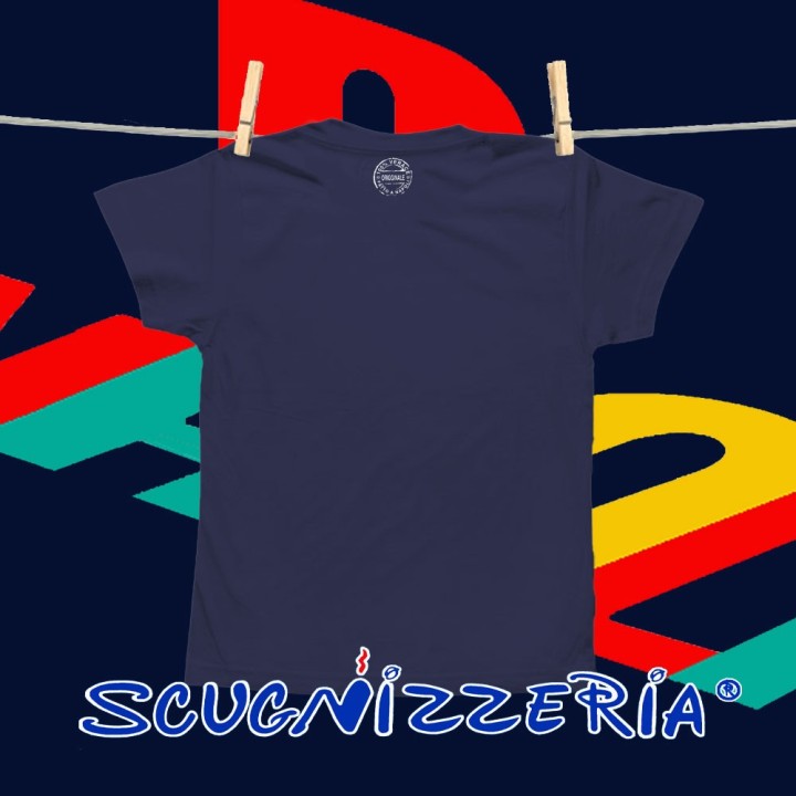 T-shirt bambino Naplestation colore blu