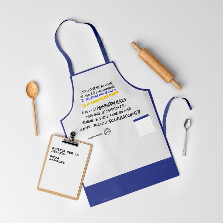 Grembiule da cucina divertente - Mamma pacienza | Napolimania