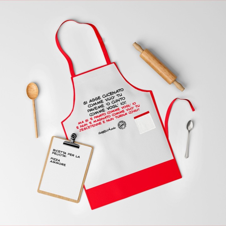 Grembiule da cucina divertente - Si è mangiato... | Napolimania