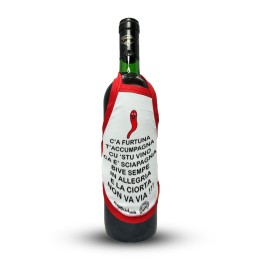Bavetto  per bottiglia di vino divertente Napolimania