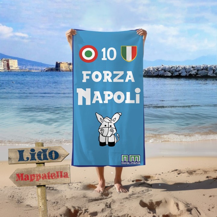 I nuovi teli mare di Napolimania per il tifoso del Napoli