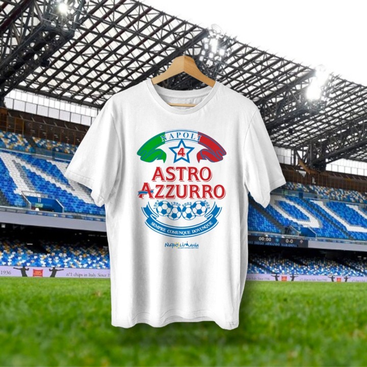 Maglietta Napoli 4° scudetto la maglia scudettata del Napoli per quest'anno