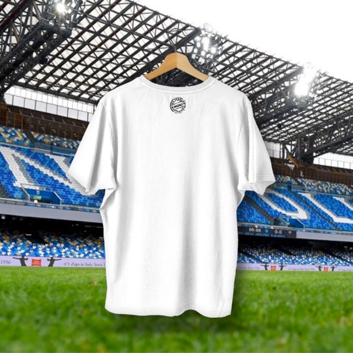 Maglietta Napoli 4° scudetto con scritta J'Adore o scudett