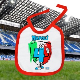 Bavetta neonato celebrativa 4 scudetto del Napoli