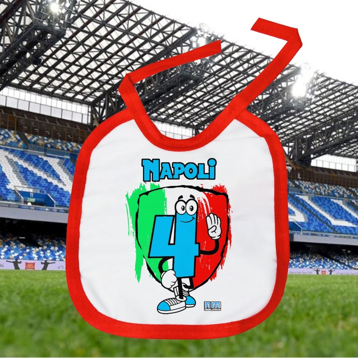 Bavetta neonato celebrativa 4 scudetto del Napoli