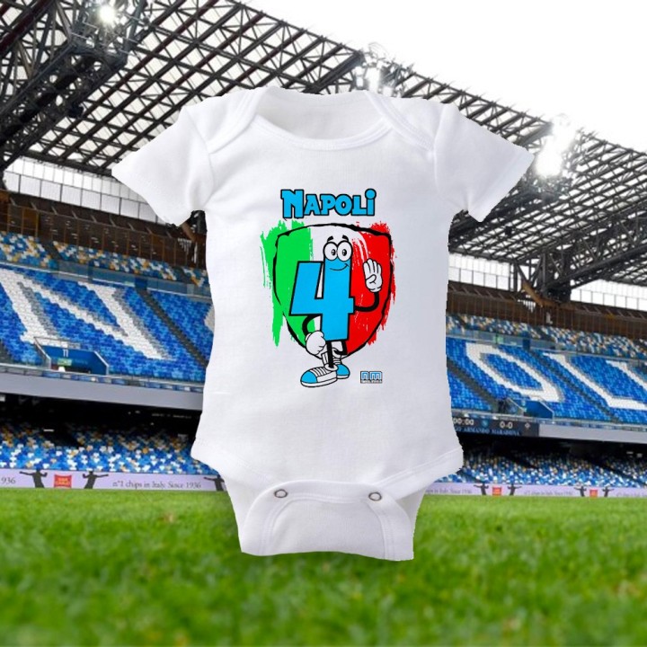Body neonato 4 scudetto del Napoli