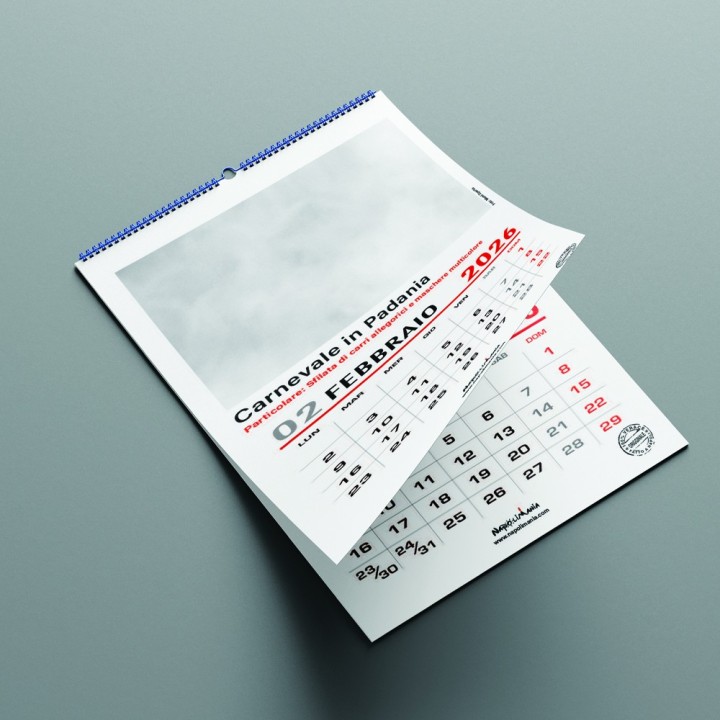 Calendario 2026 “La Padania” – Ironia Nord e Sud by Napolimania