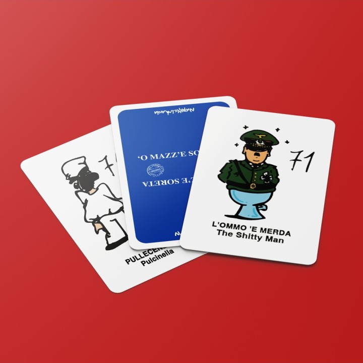 Souvenir Napoli - Carto da gioco mercante in fiera | Napolimania