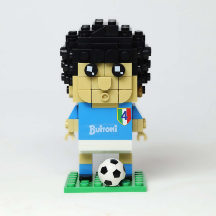 Mattoncini con D10s Maradona by Leonetti Bricks