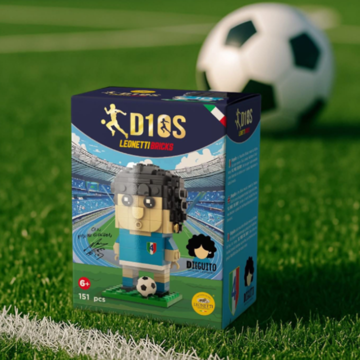 Mattoncini con D10s Maradona by Leonetti Bricks