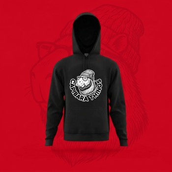 Felpa "Capibara things" nera