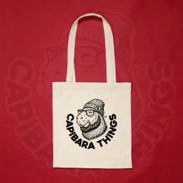 shopper tote bag capibara things