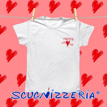 T-shirt bambino Mamma vita mia