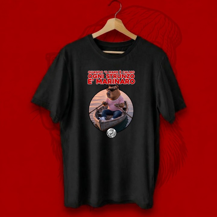 T-Shirt Quando ’o Mare è Calmo Ogni Strunzo è Marinaro