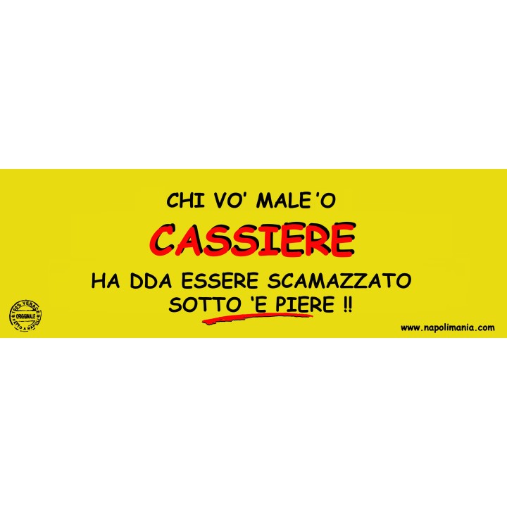 TARGA CASSIERE
