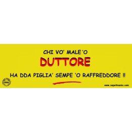 Targa divertente per dottore