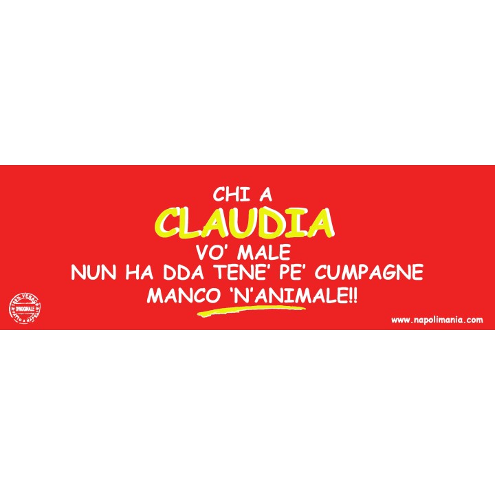 "CLAUDIA"
